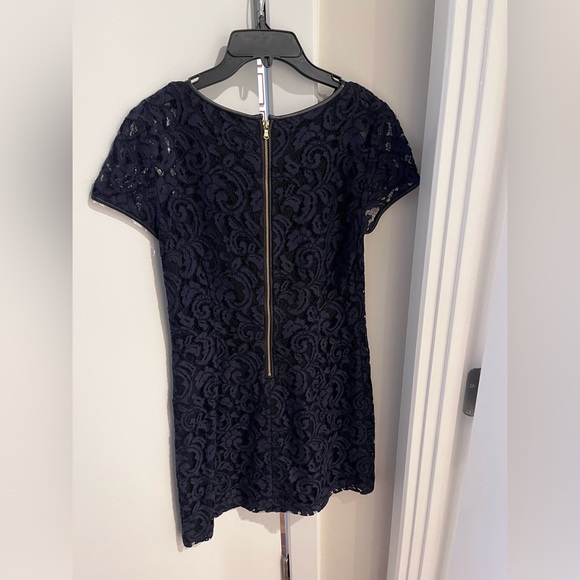 Vintage Club Monaco Dress - Witherbee Black Lace Crewneck, size 2 - Picture 4 of 5